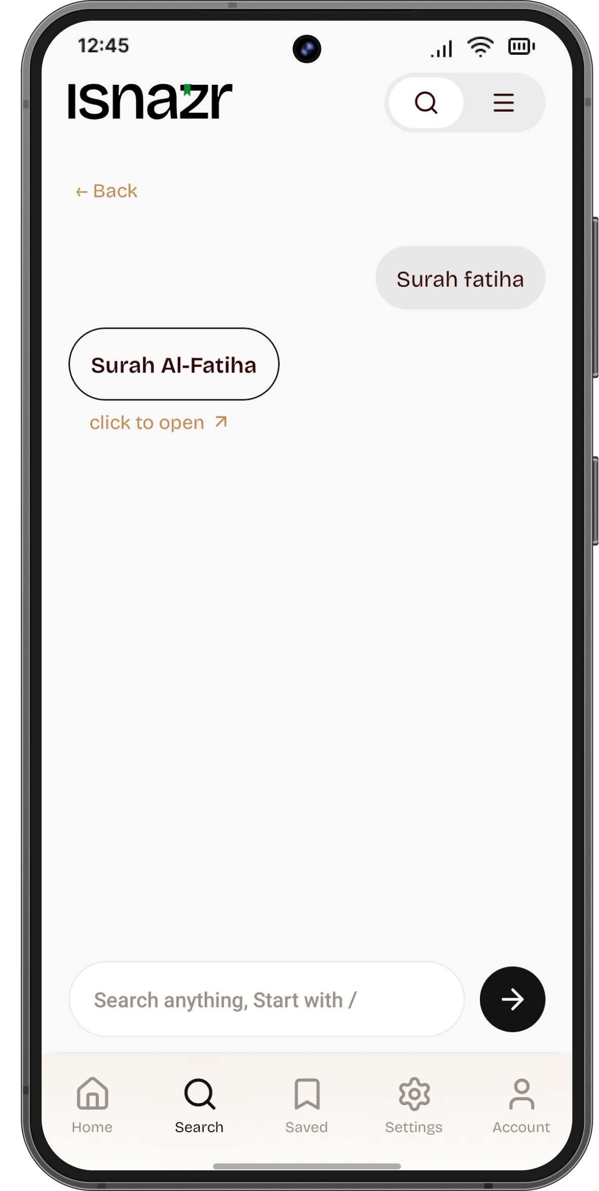 Search - Quran & Salat